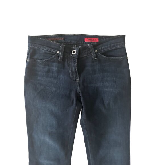 AG ADRIANO GOLDSCHMIED The Legend Dark Wash Flare Leg Jeans Size 25 - Picture 3 of 8
